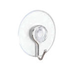 Wenko Plastic Hanger Kitchen Hook with Suction Cup Transparent 4pcs 54847100