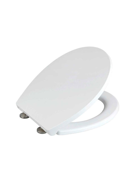 Wenko Plastic Toilet Seat White Ostuni 45cm