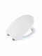 Wenko Plastic Toilet Seat White Vorno Neo 46cm