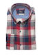 Luigi 022-8006-315 Shirt long sleeve plaid red