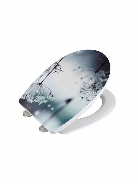 Wenko Plastic Toilet Seat Gray Polar 45cm