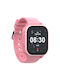 Wonlex KT19 Kinder Smartwatch mit GPS und Kautschuk/Plastik Armband Rosa
