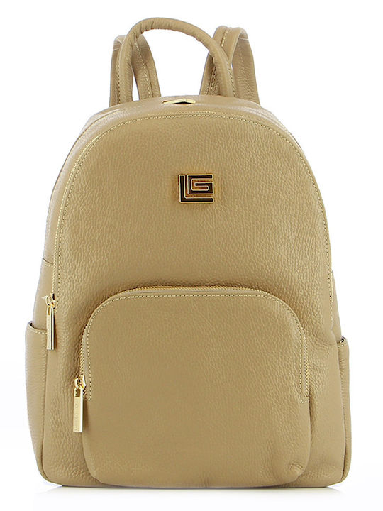 Guy Laroche Piele Geantă pentru femei Rucsac Taupe
