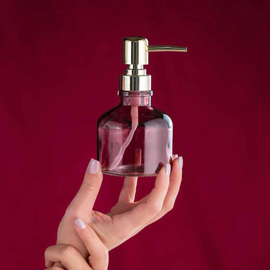 Wenko Atessa Dispenser Γυάλινο Ροζ 200ml Wenko Atessa Dispenser Γυάλινο Ροζ 200ml