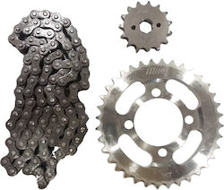 MHQ Chain & Sprocket Kit (15-36-428) for Daytona Sprinter 125