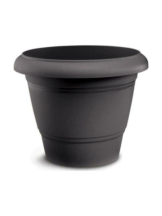 Plastona Festone 318 Flower Pot 18x15cm Charcoal 021.040318C