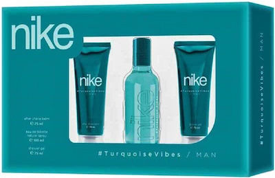 nike Turquoise Vibes Set de parfumuri pentru bărbați cu Eau de Toilette 3buc