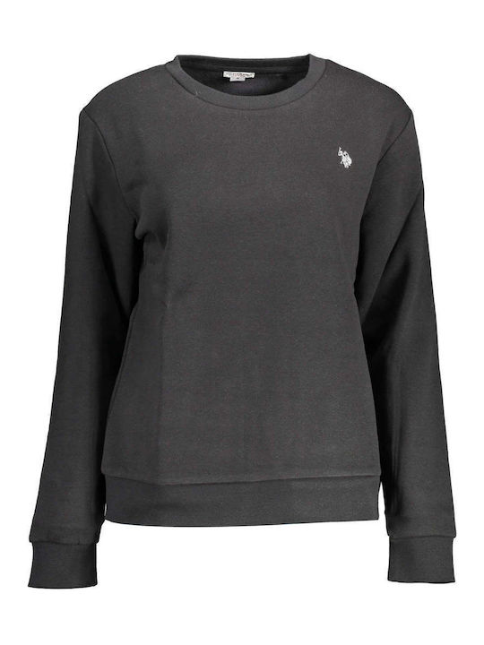 U.S. Polo Assn. Women's Long Sweatshirt Black