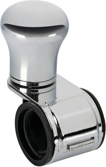 Lampa Lazy Car Steering Wheel Lazy Steering Wheel Rotating Aluminum Chrome with Chrome Arm 20-40mm
