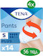 Tena Plus Пелени за инконтиненция Small 4x14бр