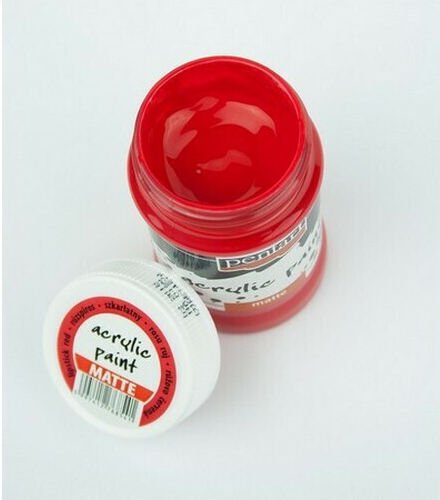 Pentart Matte Set Culori Acrilice Pictură Carmine 100ml 1buc