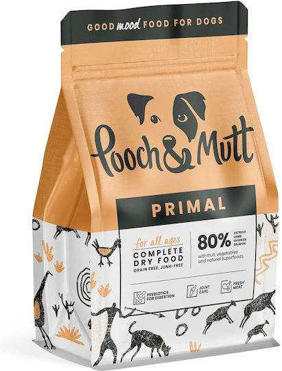 Pooch & Mutt Primal 1.5kg Ξηρά Τροφή Σκύλων χωρίς Σιτηρά με Αρνί