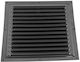 Karkon Vent Louver 15x15cm Square with Screen