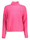 U.S. Polo Assn. Women's Blouse Long Sleeve Turtleneck Pink