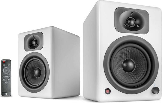 Wavemaster Two Neo Ασύρματα Ηχεία Υπολογιστή 2.0 με Bluetooth και Ισχύ 30W Λευκά