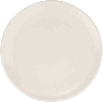 XM-Casa Dot Plate Shallow made of Porcelain White with Diameter 23cm