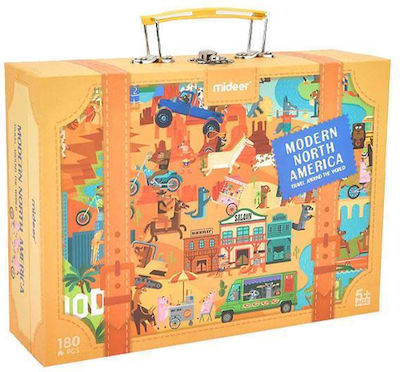 Kinderpuzzle Travel The World - America für 5++ Jahre 180pcs MiDeer