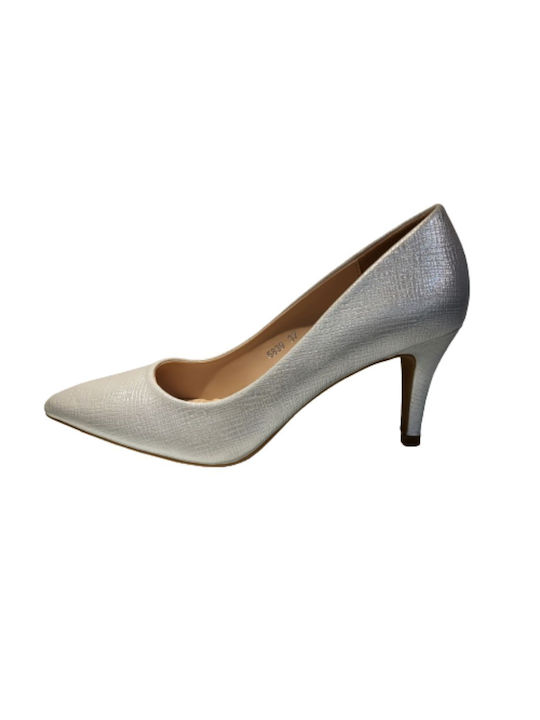 Women's silver heels