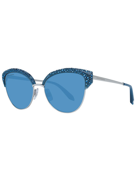 Swarovski Γυναικεία Γυαλιά Ηλίου με Μπλε Σκελετό και Μπλε Φακό SK0164-P 90X