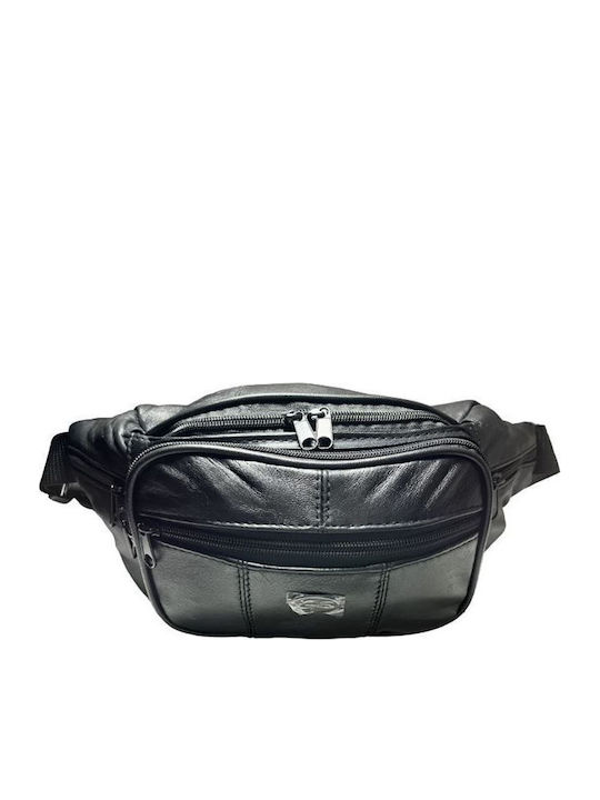 XXL Magazin online pentru bărbați Piele Bum Bag pentru Talie Negru