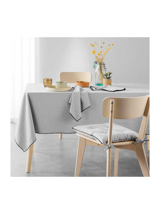 Tablecloth Cotton L-C Mistraline Gris 140x240cm
