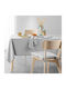 Tablecloth Cotton L-C Mistraline Gris 140x240cm
