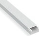Aca Kabelkanal mit gelochtem Ständer aus Kunststoff 20x10mm Weiß 2m