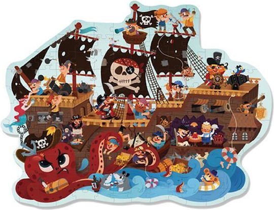 Παιδικό Puzzle Πειρατικό Καράβι για 4+ Ετών 142pcs MiDeer