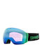 Sinner Avon Μάσκα Σκι & Snowboard Ενηλίκων Μαύρη με Φακό σε Μπλε Χρώμα