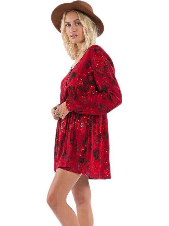 Day and Night Mini Dress Red