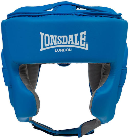 Lonsdale Căști de box Adulți Față deschisă din piele sintetică Albastru