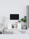 TV Stand Glossy White M100xD35xH40cm