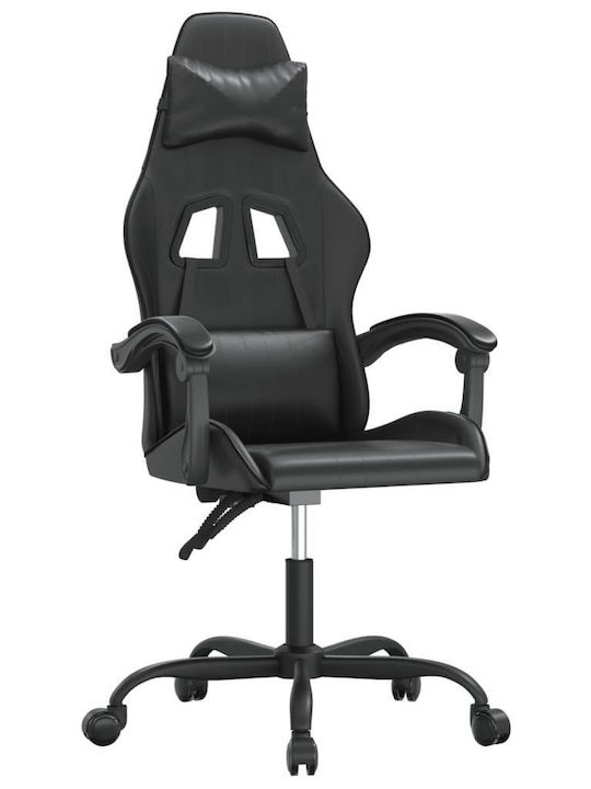 vidaXL 349527 Καρέκλα Gaming Δερματίνης Μαύρη
