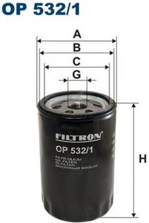 Filtron Car Oil Filter for Ford Focus 1.6-1.8 16V 1998+