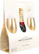 Moet & Chandon Zusammensetzung mit Gläsern 750ml Champagner Imperial