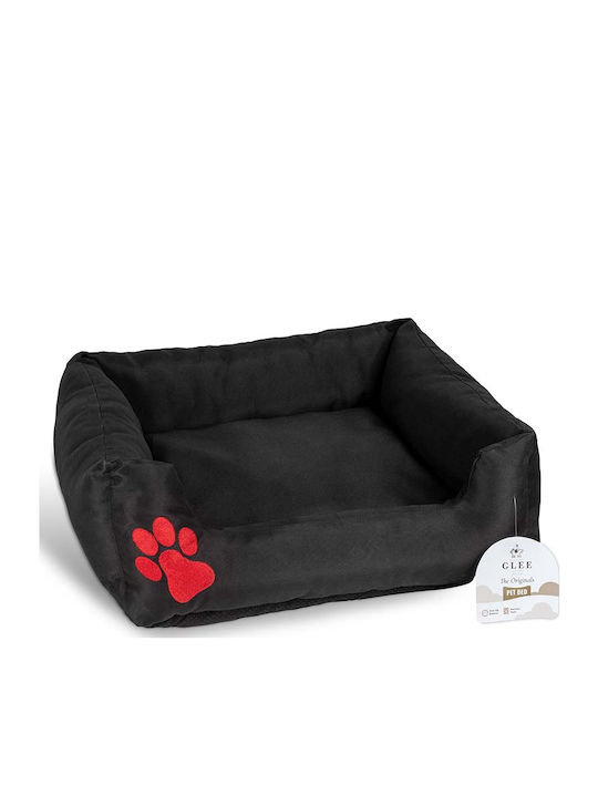 Glee Paw Καναπές Κρεβάτι Σκύλου Μαύρος 48x37εκ.