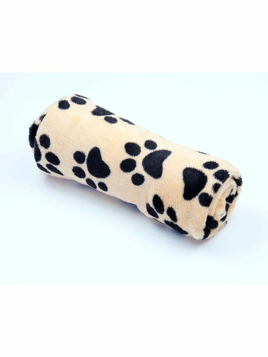 Blanket Dog Beige 150x100cm