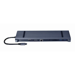 Cablexpert USB-C Docking Station with DisplayPort 4K PD Ethernet (A-CM-COMBO10-01)
