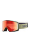 Sinner Sin Valley Ski & Snowboard Goggles Kids Green with Lens in Orange Color