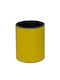 Pam & Co Office Plastic Waste Bin 6lt Yellow