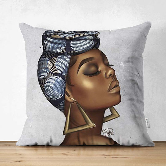 Sette Colori Throw Pillow Cover 279 Gray 45x45cm