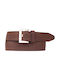 Leather belt Petrol (Brown) 40555