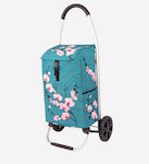 34184 Fabric Shopping Trolley Multicolour 59x36x103cm