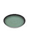 Sidirela Decoration Plate Desert made of Porcelain Blue with Diameter 17cm