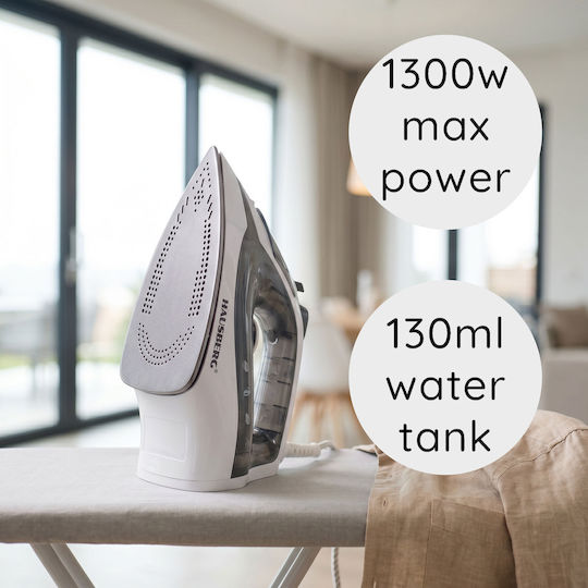 Hausberg HB-7850GR Σίδερο Ατμού 2000W με Κεραμική Πλάκα και Συνεχόμενη Παροχή 10gr/min