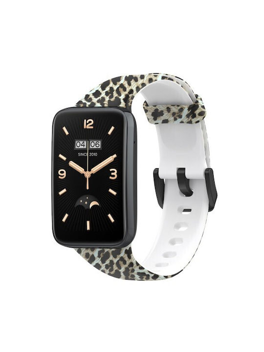 Λουράκι Σιλικόνης Leopard Pattern (Xiaomi Smart Band 7 Pro)
