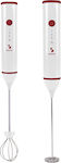 Beper Milk Frother Hand Battery White