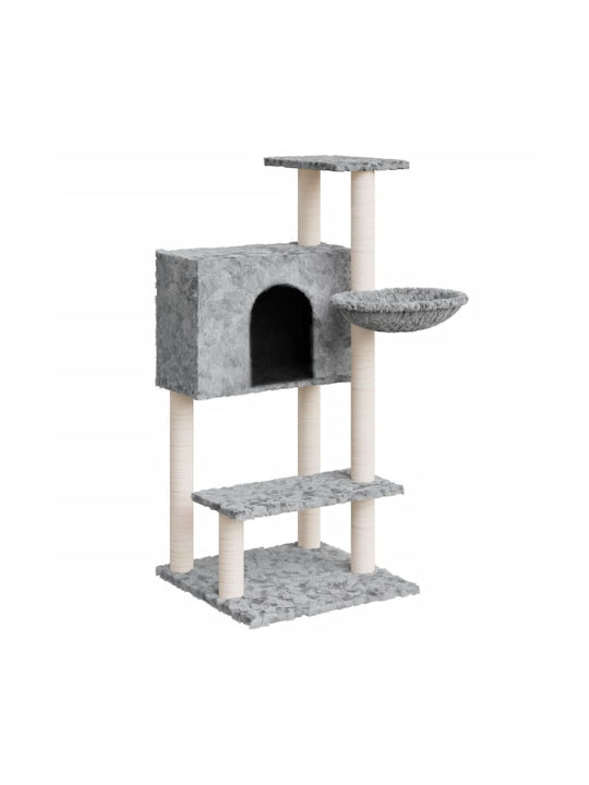 vidaXL Scratching Post Cat Trees Gray 61x61x108...