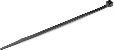 Powertech Pack of 100pcs Black Plastic Cable Ties 200x6mm TIES-066