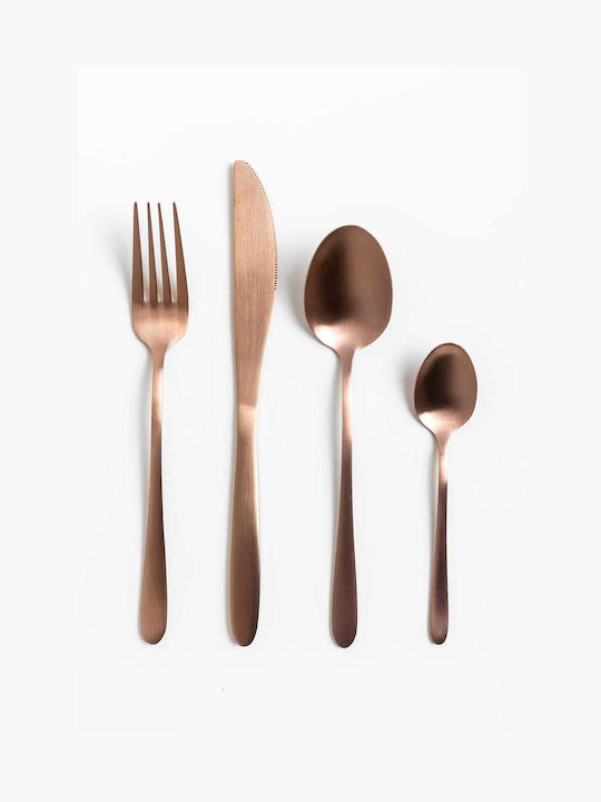 Kaemingk Besteckset Edelstahl Rose Gold 16Stück